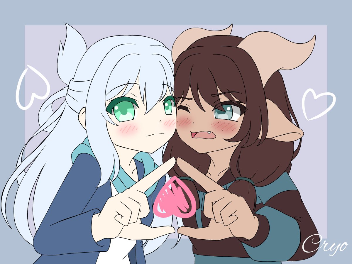 they are so cute together  🥰
•
Snow and Enys by <a href="/Paxi_Suru/">✨Paxi Suru 🍍 COMMISSIONS OPEN ‼️</a> 
#cursetale