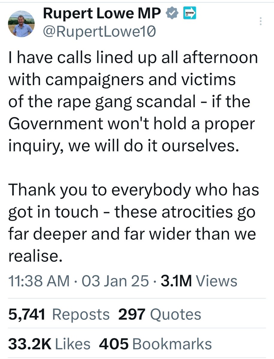 What a remarkable MP <a href="/RupertLowe10/">Rupert Lowe MP</a> is turning out to be . what a good idea