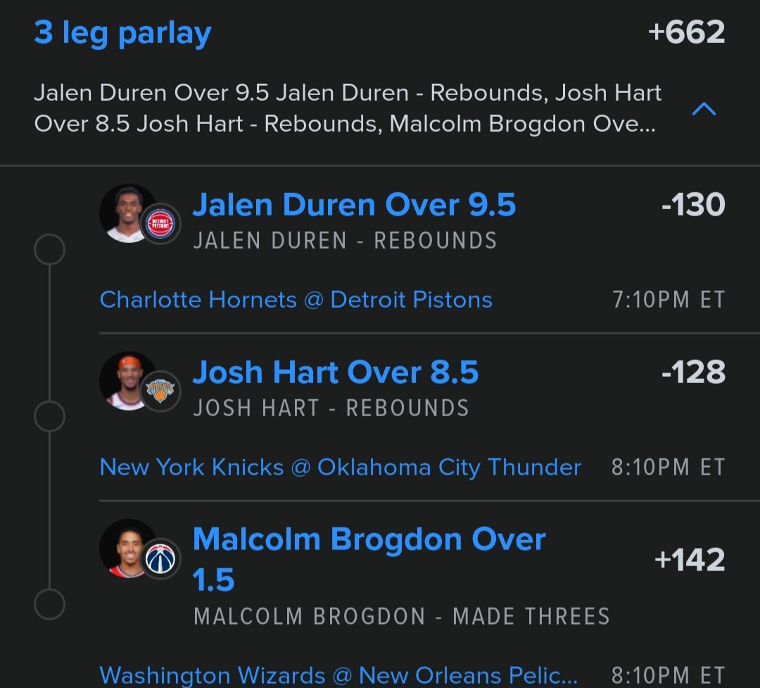 DeOsmosisJones's tweet image. Guess I&apos;m an nba man today

.5U to win 3.31U
#GamblingX  
#nba