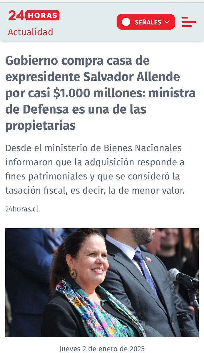 CarlosEscaffiR's tweet image. Nunca dejará de sorprenderme el actuar desprolijo del gobierno del #presidenteBoric, una suma de tozudez, arrogancia, ignorancia y tentaciones ideológicas.

El papelón del año: la compra de la casa de #Allende a la ministra #Fernández y familia. 

🚨 Infracción constitucional!