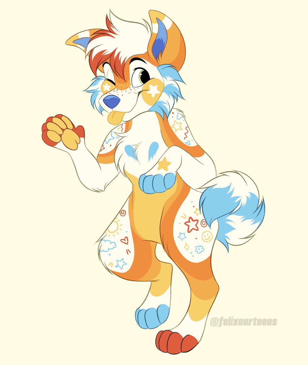 felixcartoons's tweet photo. My first anthro drawing in a while! This is my new character scribbles! https://t.co/gXRgW3HZsS