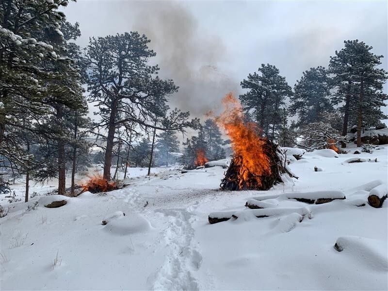 The Fire Management Program will conduct a slash pile burn at Mud Lake, in the Sherwood Gulch area, north of Nederland, on Monday, Jan. 6. The project will only occur if there is sufficient snow cover to ensure safe fire operations and containment.

Smoke and flames may be