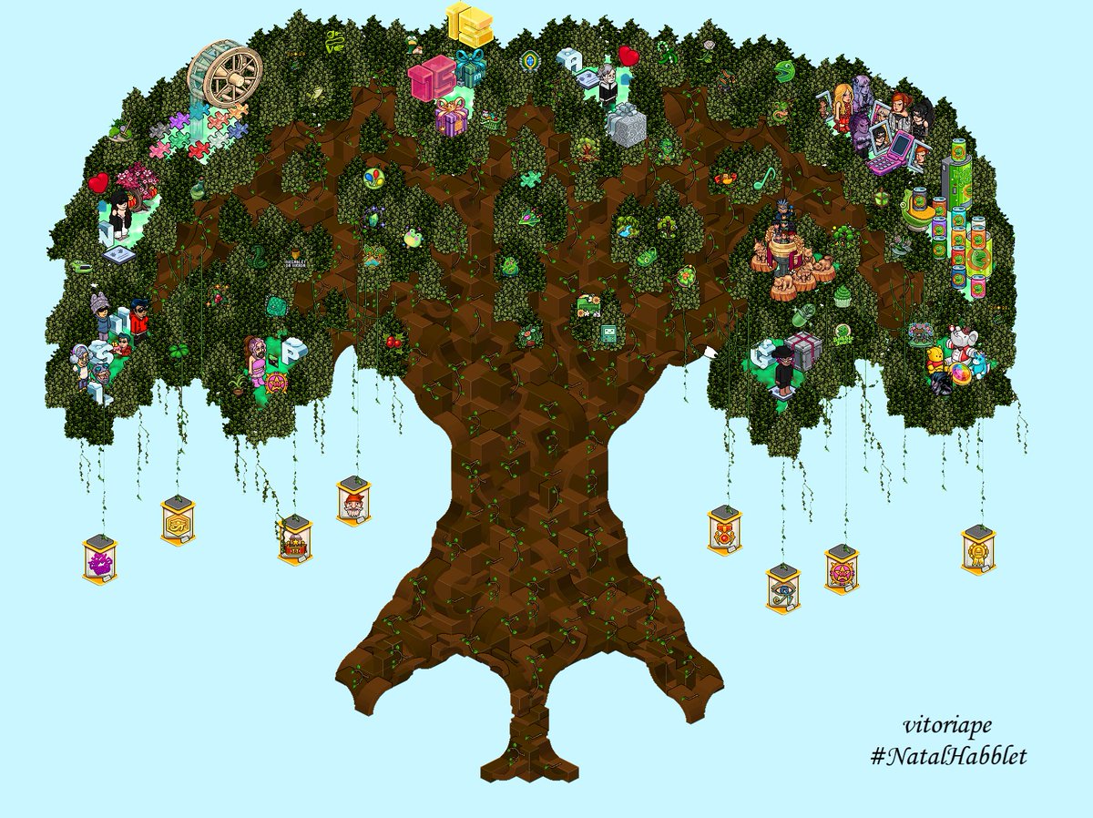 vitoriapehb's tweet image. - Grande árvore do Habblet 🌳

Aqui estão apenas algumas de diversas memórias que carreguei no blet. Algumas competições, pessoas que fizeram/fazem parte da minha jornada, emblemas especiais e exclusivos que eu gosto, e claro, uma gigantesca árvore.

vitoriape
#NatalHabblet