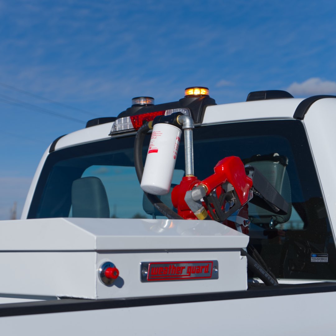 Checkout this truck we built for our customer! ⬇️

This Ford F-250 has great upgrades like: 
<a href="/weather_guard/">WEATHER GUARD®</a> Toolboxes
Auxiliary fuel tank and pump
Warning lights on top for roadside work

#worktruck #ford #weatherguardnation #vsitrucks #vsiupfitters #vogelsalesinc