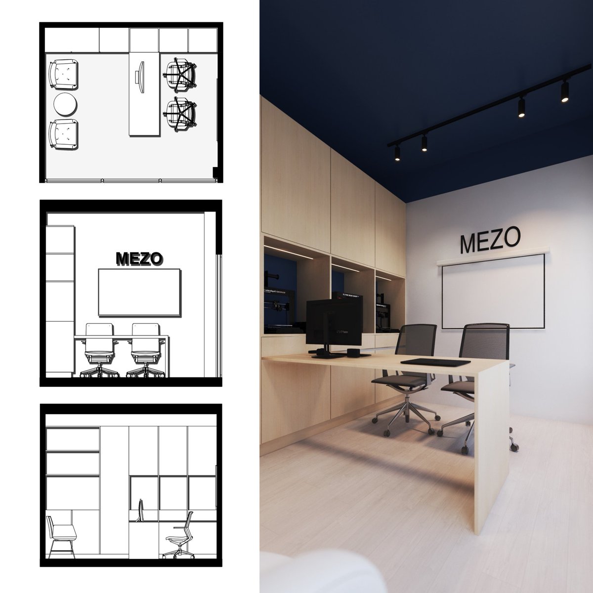 tarafattahii's tweet image. بازطراحی یک دفتر مهندسی با متراژ ۱۰ متر مربع در پاساژ صدف شهر سنندج.
Redesign of the office in Sanandaj, 
Area: 10 m2

#redesign #officedesign #revitarchitecture #interiordesigner #modernoffice #3dvisualisation #architect #Reconstruction #معمار #طراح_داخلی #معمار_ایرانی #سنندج