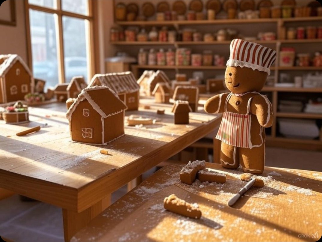 ZachManring's tweet photo. Asked @grok to make a picture of Southern Ginger Workshop. I'll take it! Maybe a new mascot? https://t.co/ERJ5e3N85q