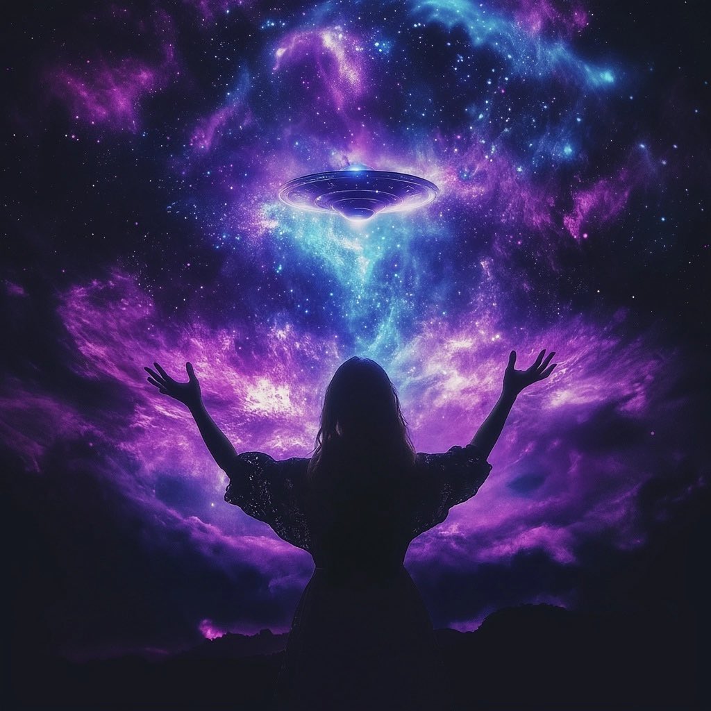 What the heck is happening up there. 👆🏼👽