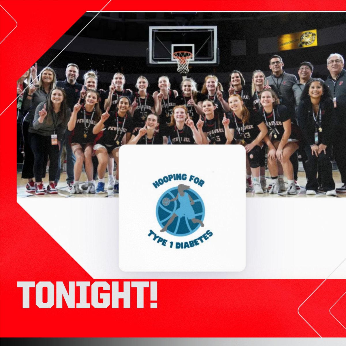 We're proud to present Anna and Amy Terrian's 2nd Annual "Hooping for Type 1 Diabetes' event, which will take place tonight. Please see the link and consider supporting this fantastic cause. 
www2.breakthrought1d.org/site/TR?fr_id=…