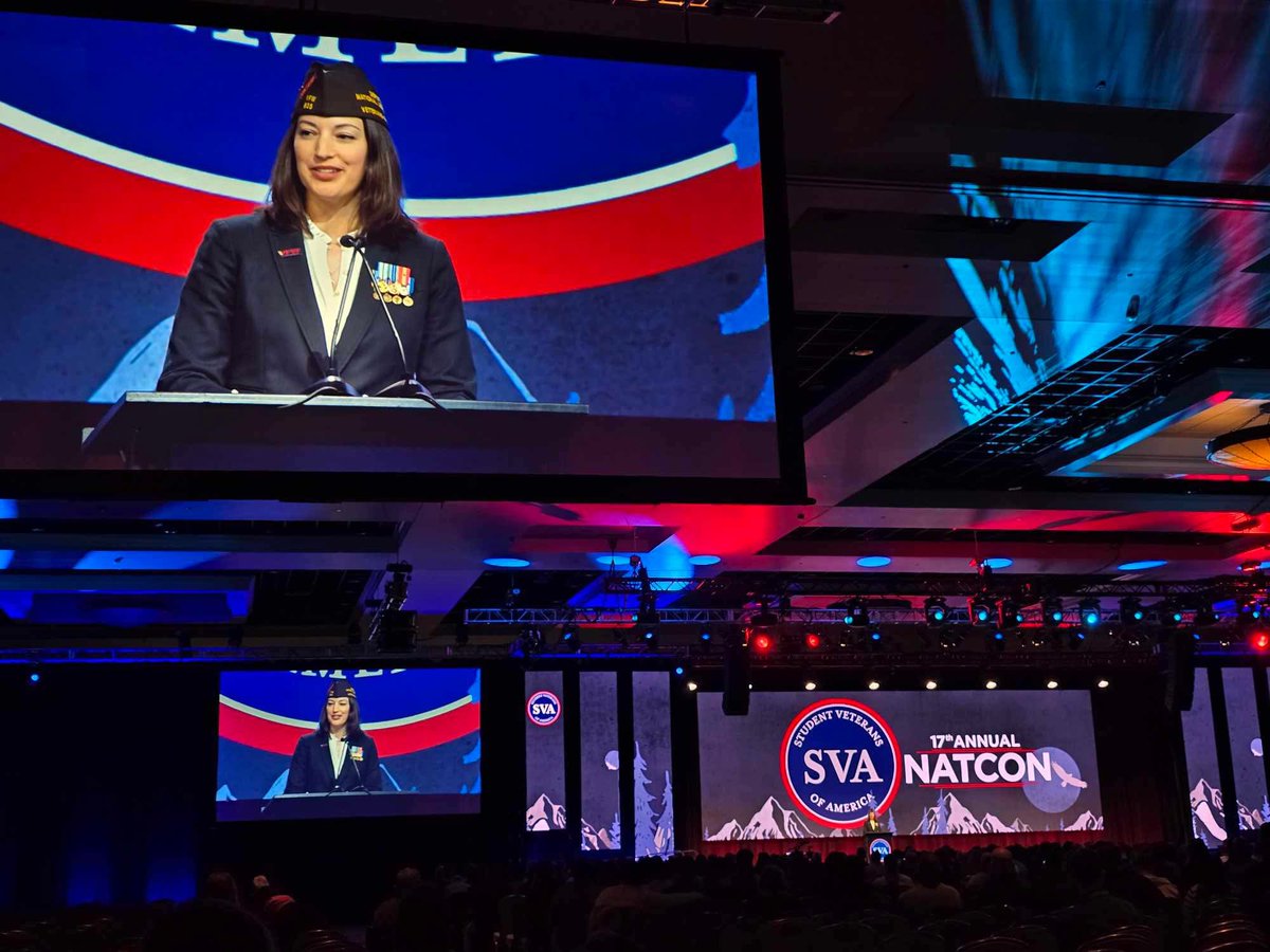 “Even though I wear this hat and these ribbons, I constantly get asked if it was my father or husband who served. ...for those who aren’t always seen as “real” veterans, know that your voices need to be heard, ...even to Congress.” – VFW NLS Dep. Dir. Kristina Keenan #NatCon2025