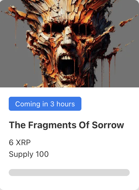 In just 3 hours, our newest collection, The Fragments of Sorrow, will officially drop! 🖤✨

This collection delves deep into the emotions that connect us all—grief, resilience, and the beauty hidden in our darkest moments. Each piece tells a story for you to uncover. 🚀