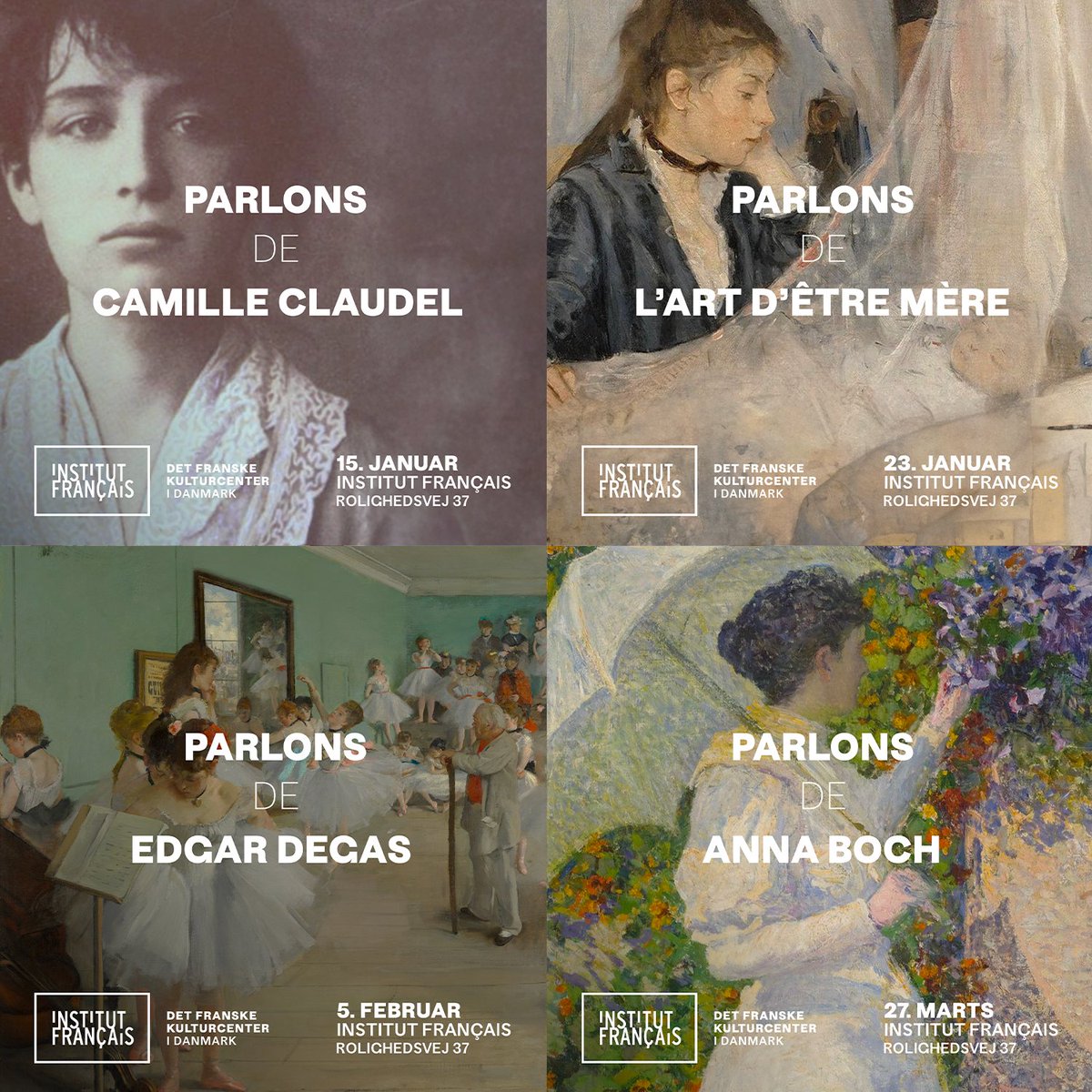 💥We are relaunching "Fransk for en hund" in 2025! 
Join our #Frenchlectures (A2 level) for just 100 DKK and explore France's rich cultural heritage. 
🎟️ Get your tickets now: bit.ly/3BcwwdU
 📅 Jan 15 - Mar 27, 2025
📍Institut français