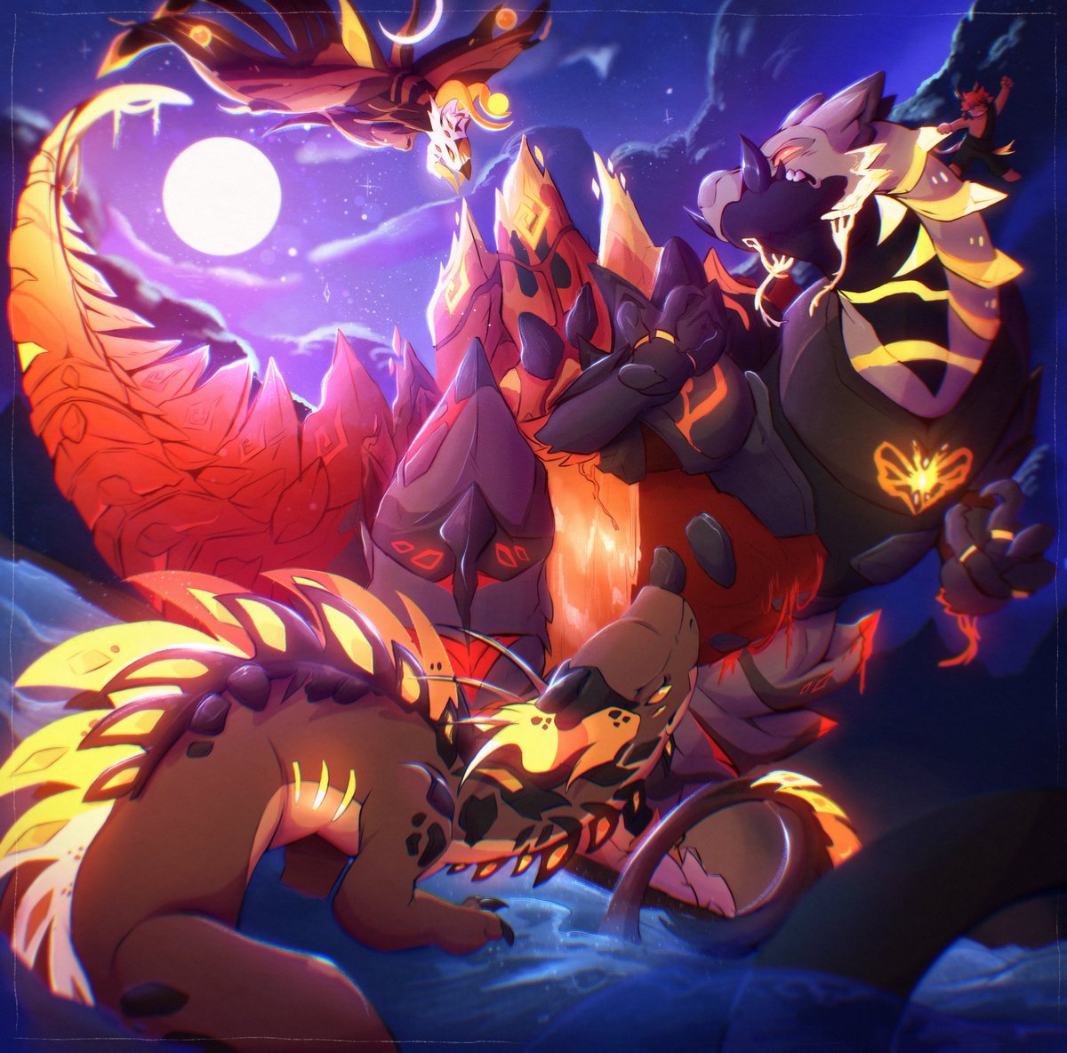 _Shellani_'s tweet image. a drawing I did recently for a discord contest :D
#CreaturesOfSonaria #cos
