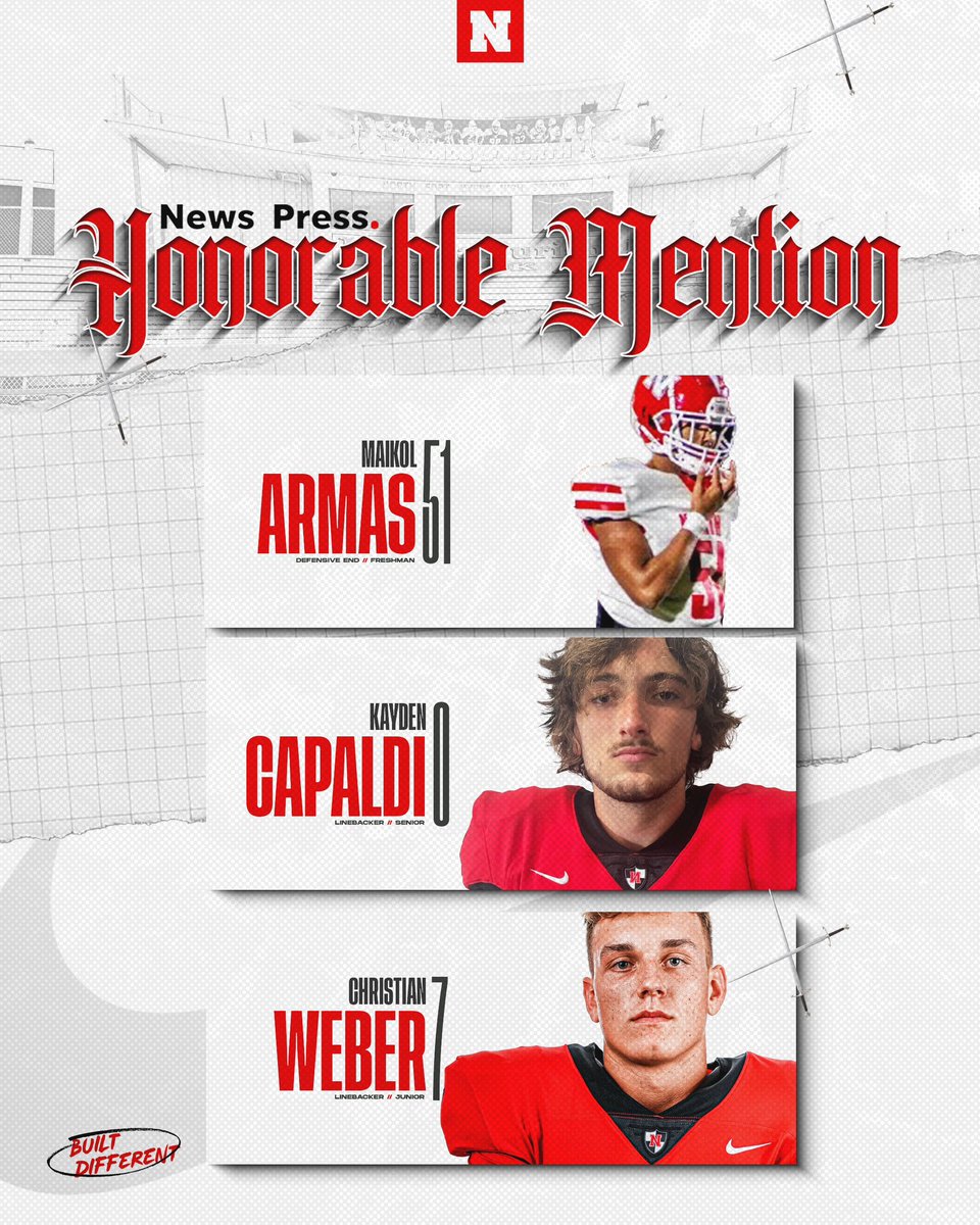 A lot of guys balled out this year and the area noticed!!! Congrats to all of our young men who put it all on the line for the Block N #GoBigRed