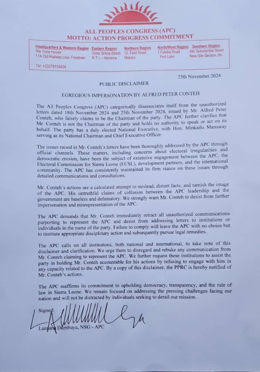 Alfred Peter Conteh tweet media