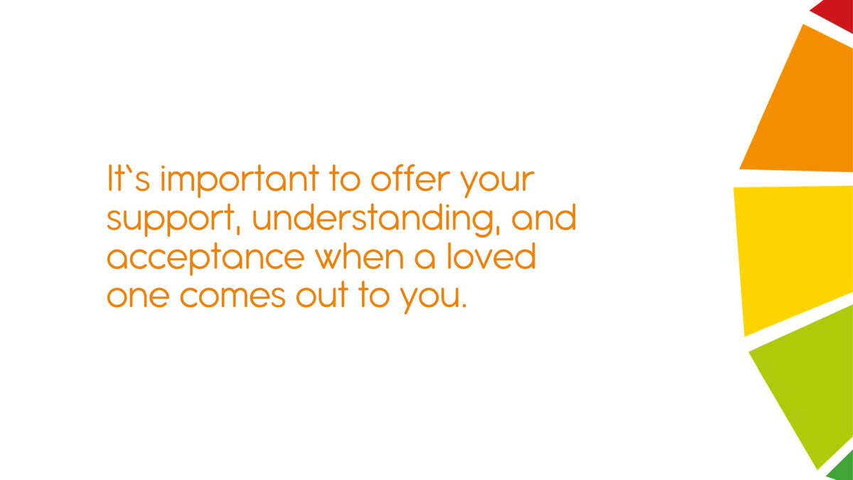 It’s important to offer your support, understanding, and acceptance when a loved one comes out to you. You play a key role in helping them feel safe and loved during this journey. 🌟 

FFLAG has a range of resources available - fflag.org.uk

#LGBTQFamily #FFLAG