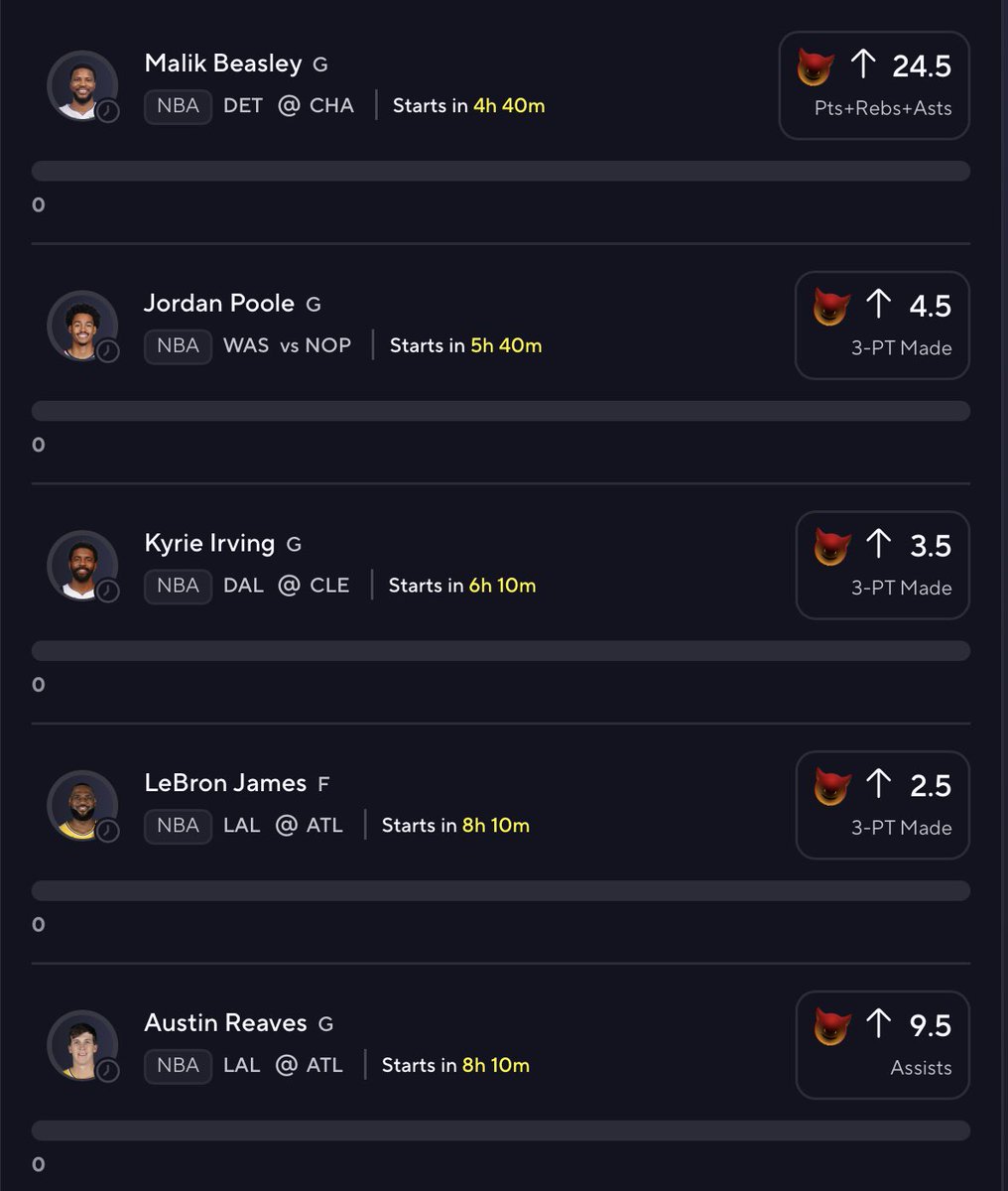 CristinaBets's tweet photo. Here is my 5 man demon 😈 slip today‼️

If this cash 💰 I’ll cash app somebody $100. Must like, follow &amp; RT to enter💋

#PrizePicks l #NBA https://t.co/3vGZc4Qaoa