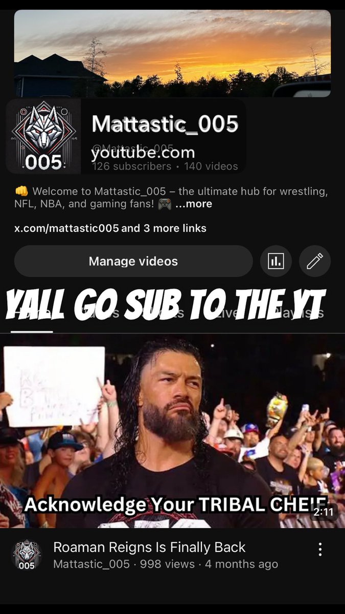 mattastic005's tweet image. Go sub the YouTube. New content out everyday #WhenThePhoneRings #YouTube #ContentSupport