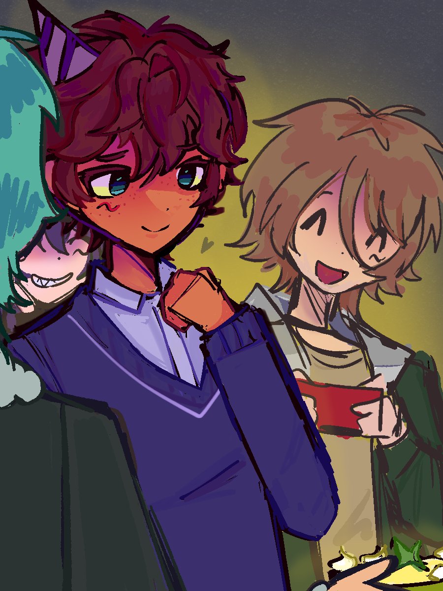 HAPPY BIRTHDAY!!! to my very beloved boyfriend, Hiiro Amagi ♡ i hope i can spend more birthdays with you from now on!!! ♡
(im sorry its messy, i literally lost my orginal drawing for his birthday and had to rush this, but i hope everyone can enjoy it nonetheless !)