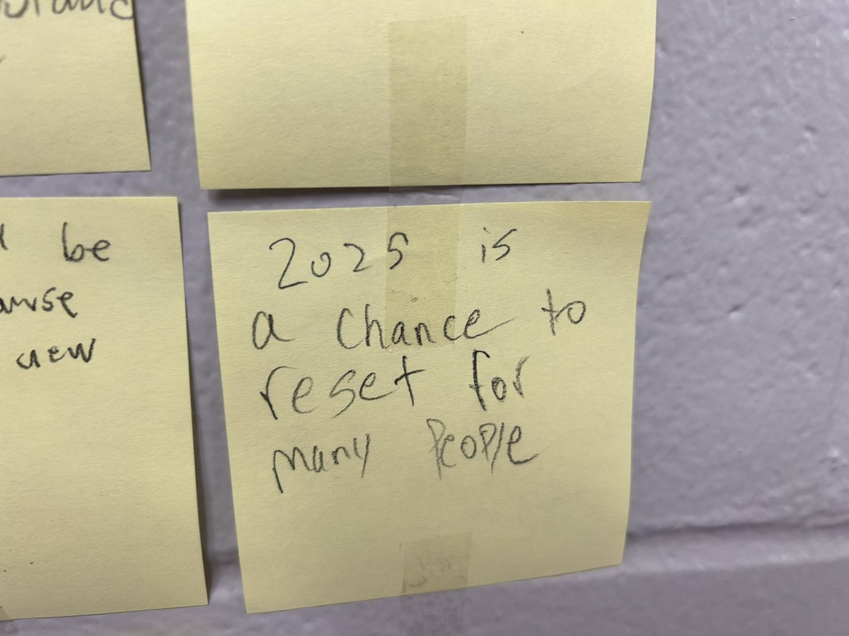 DavidGusitsch's tweet photo. The @SaxeMS “Believe Wall” continues to grow with some inspiration for the new year… Here’s to a great start &amp; refreshed (or, continued) goals for 2025!
1/2 https://t.co/wcNHfEIngR