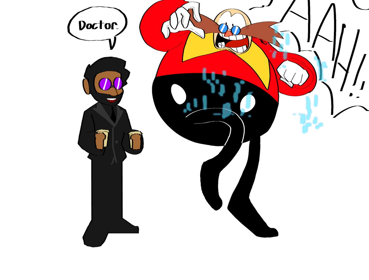 I feel like stone scares eggman frequently sometimes by mistake #stobotnik #SonicMovie3