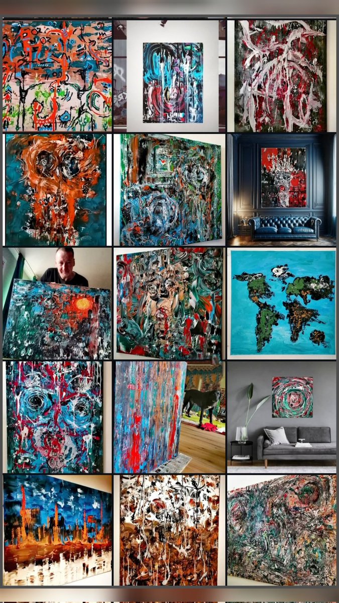 Romsi07755176's tweet image. #FlashbackFriday 2024
All my #abstractart #paintings from last year 🎨
(Click on photos for full images)