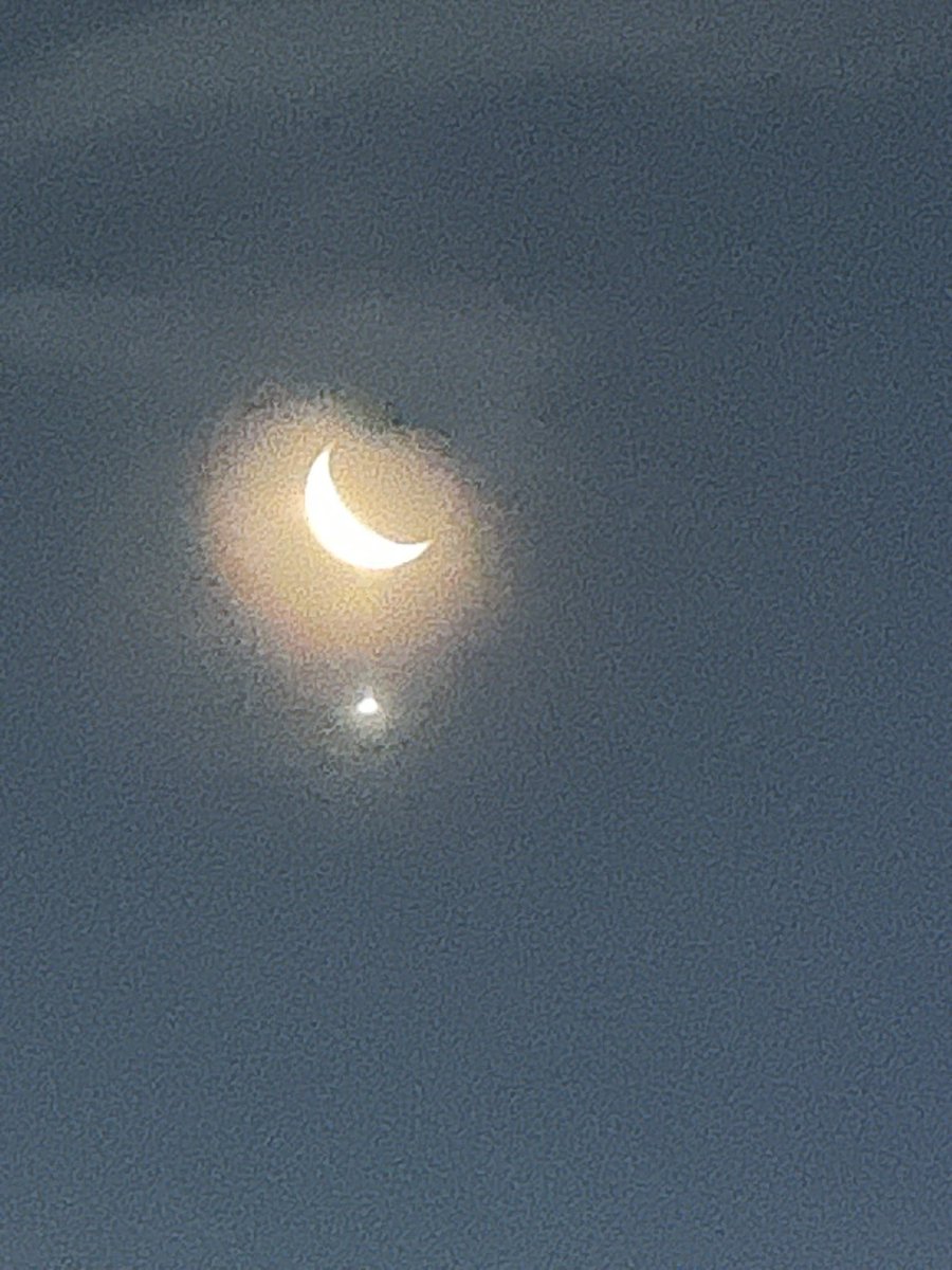 The Moon and Venus thing just happened.