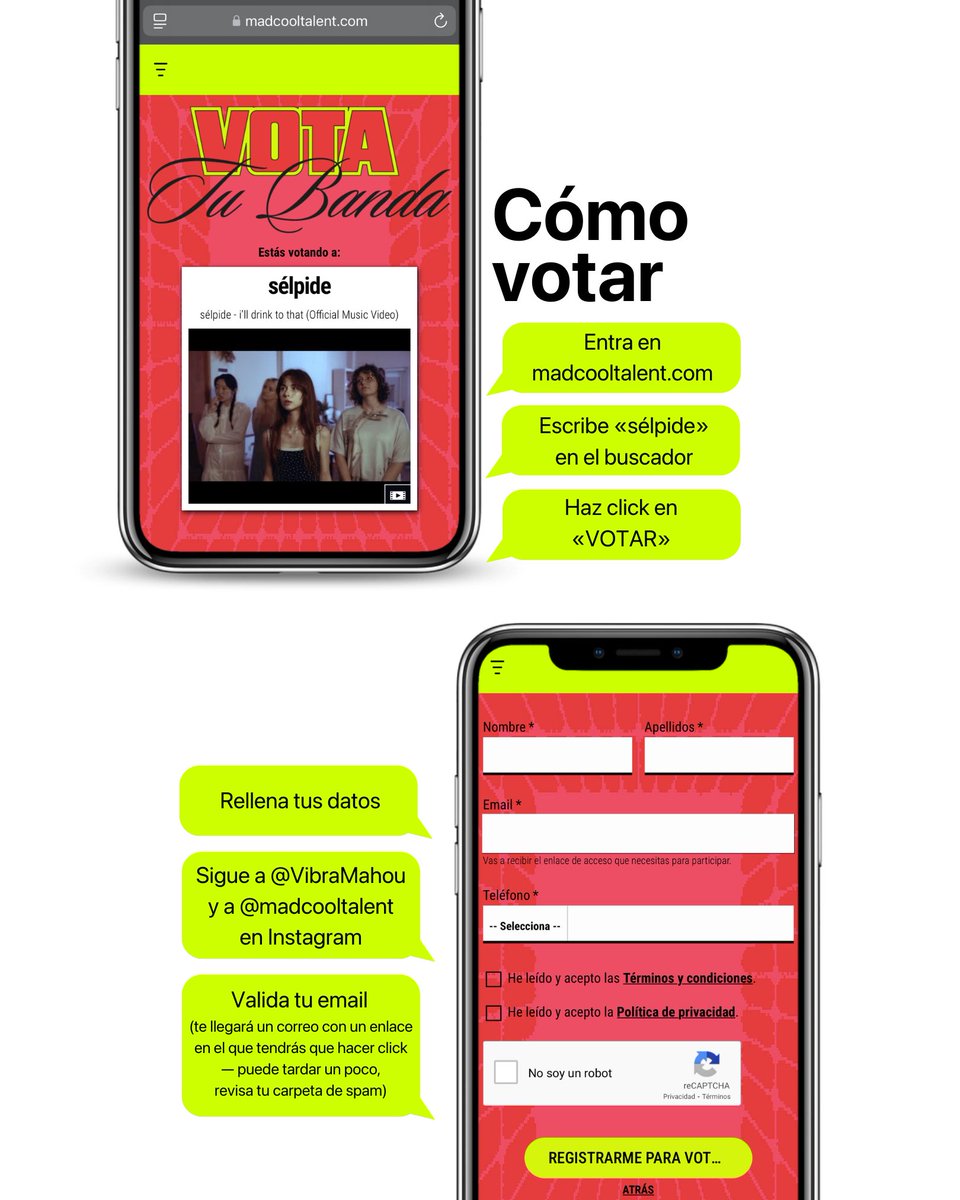 sélpide podría ser una de las artistas que se suba este año al escenario del madcool festival. eso significaría compartir cartel con. olivia rodrigo noah kahan gracie abrams alanis morissette......... 

pero para conseguirlo necesita

TU VOTO 🫵🫵🫵

en madcooltalent.com