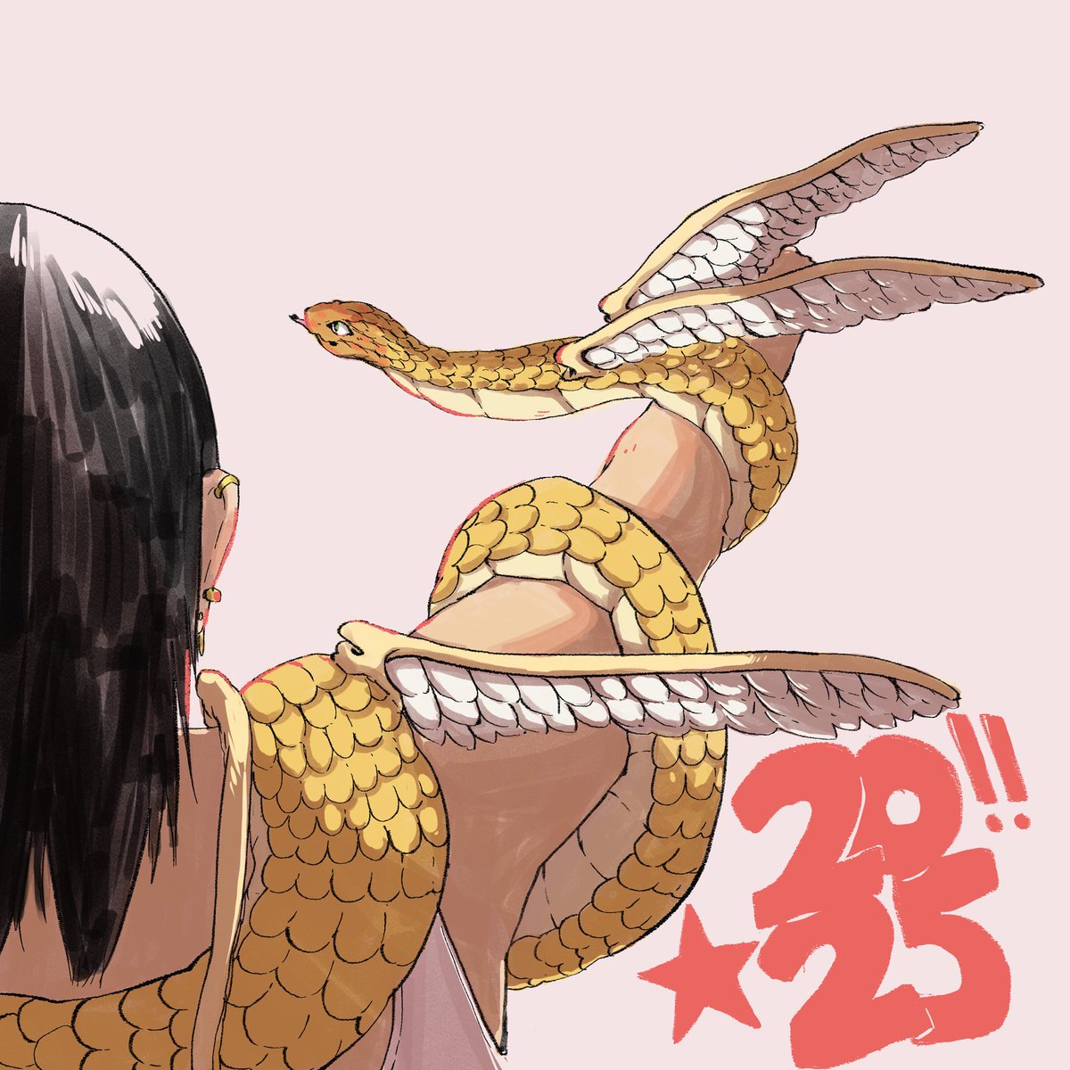 kkunAnimation's tweet image. 2025 🐍