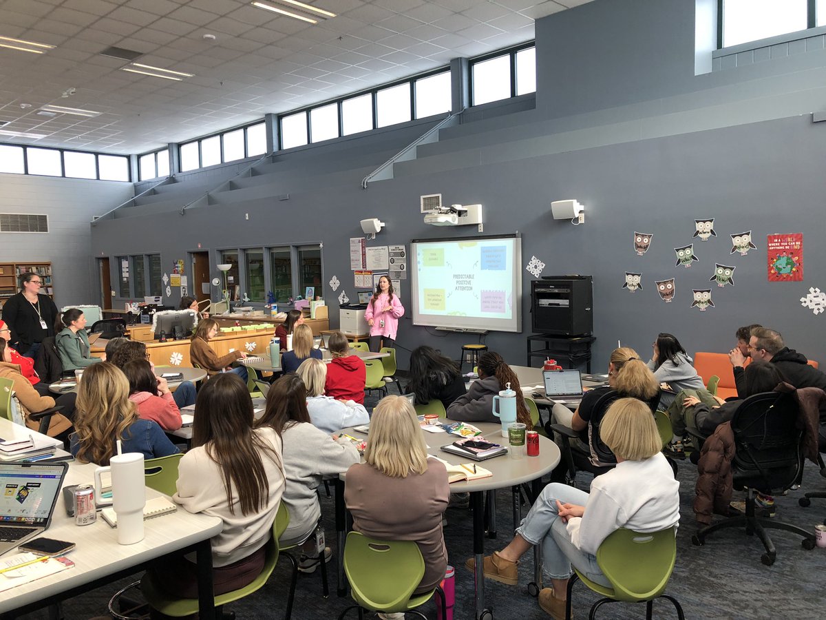 MrWogOHE's tweet photo. OHE BSEL team members are leading staff through learning on feedback and response to behaviors in the classroom. https://t.co/h595xUzxou