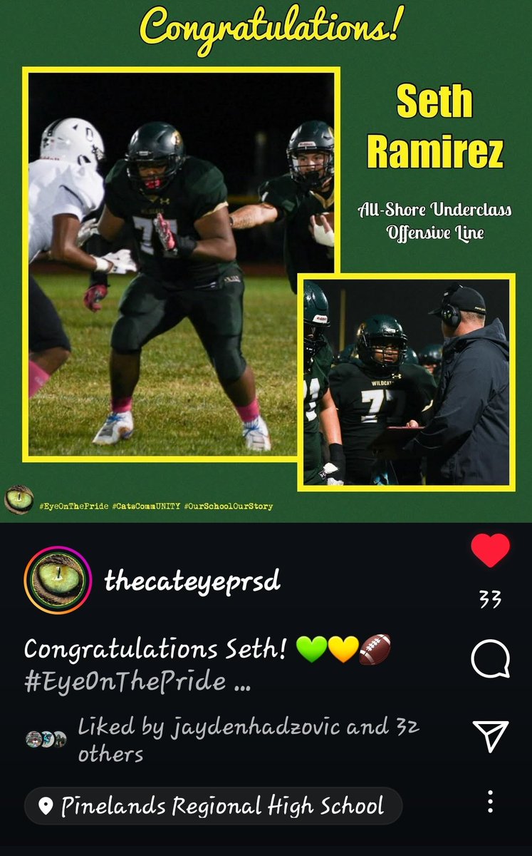 Seth Ramirez '27 (@sethramirez_77) on Twitter photo Blessed to be recognized as one of the top underclassmen in the Shore conference!
<a href="/coachtierney74/">John Tierney</a>
<a href="/PinelandsFB/">Pinelands Football</a> Blessed to be recognized as one of the top underclassmen in the Shore conference!
<a href="/coachtierney74/">John Tierney</a>
<a href="/PinelandsFB/">Pinelands Football</a>