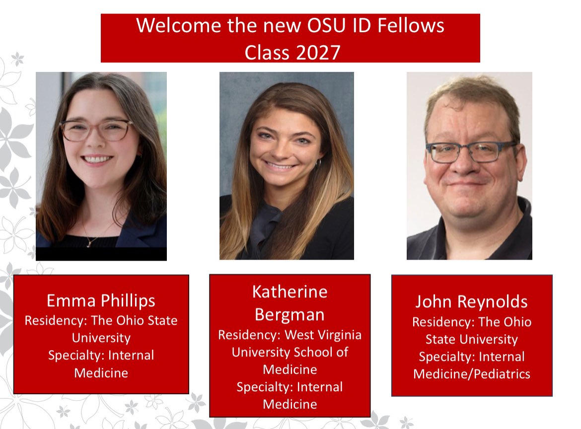 Excited to announce our ID Fellow Class of 2027! Cannot wait to work with these outstanding fellows!!!