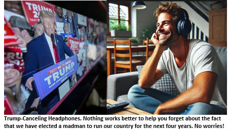 TimEJones's tweet photo. This week in View from the Bleachers: If all of this non-stop bombardment of Trump 24/7 on TV and social media is driving you insane, I have the solution: Trump-fatigue: Trump-Canceling Headphones! Learn all about it here. Order now, while supplies last!
https://t.co/by970tZAlj https://t.co/P7fpDtlrq3