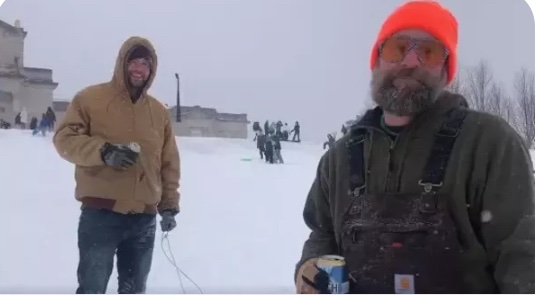 The only story I want to see about the snow is: Whatever happened to these dudes?