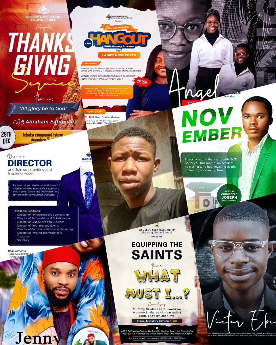 emeksgraphics's tweet image. 2024 oroject wrapped up 🔥

If anyone needs a professional graphic designer, I&apos;m available for hire... Check out my profile for more details about me

#GraphicDesign #VisualSolutions #BrandVisibility #DigitalDesign #CreativeServices #DesignForBusiness #EntrepreneurLife