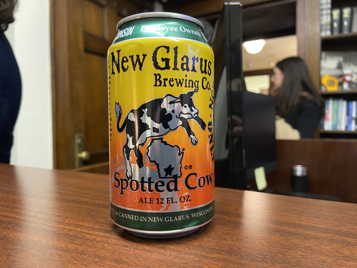Office of Congressman <a href="/MarkPocan/">Mark Pocan</a> is welcoming the new session in proper Wisconsin fashion with <a href="/newglarusbrew/">New Glarus Brewery</a>