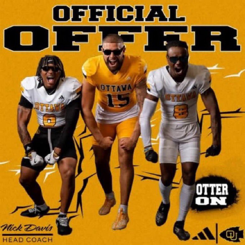 #AGTG🙏🏾 With the help of my coaches, teammates, and family I am Blessed to receive an offer from Ottawa University!