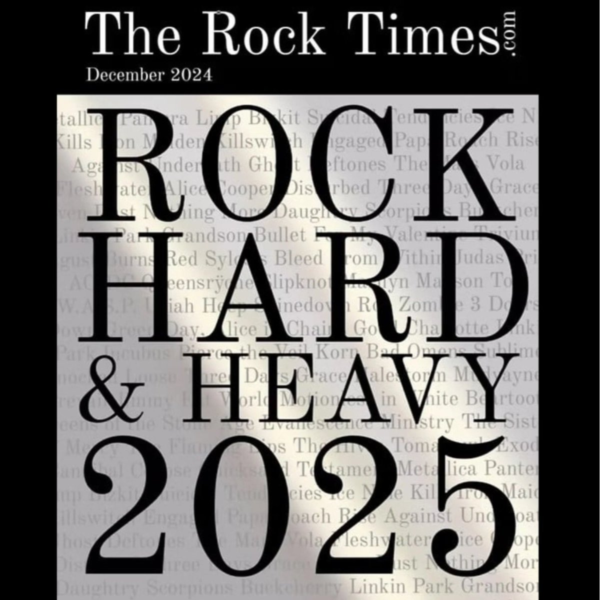 RockTimesMag's tweet photo. ICYMI, our December issue is full of the biggest &amp; best hard rock &amp; heavy metal tours &amp; festivals of 2025
https://t.co/0rgkuQ6TpH

#therocktimes #metallica #hardrock #heavymetal #rock #tours #concerts #festivals #curtisnewart https://t.co/4ntvqs4R6U