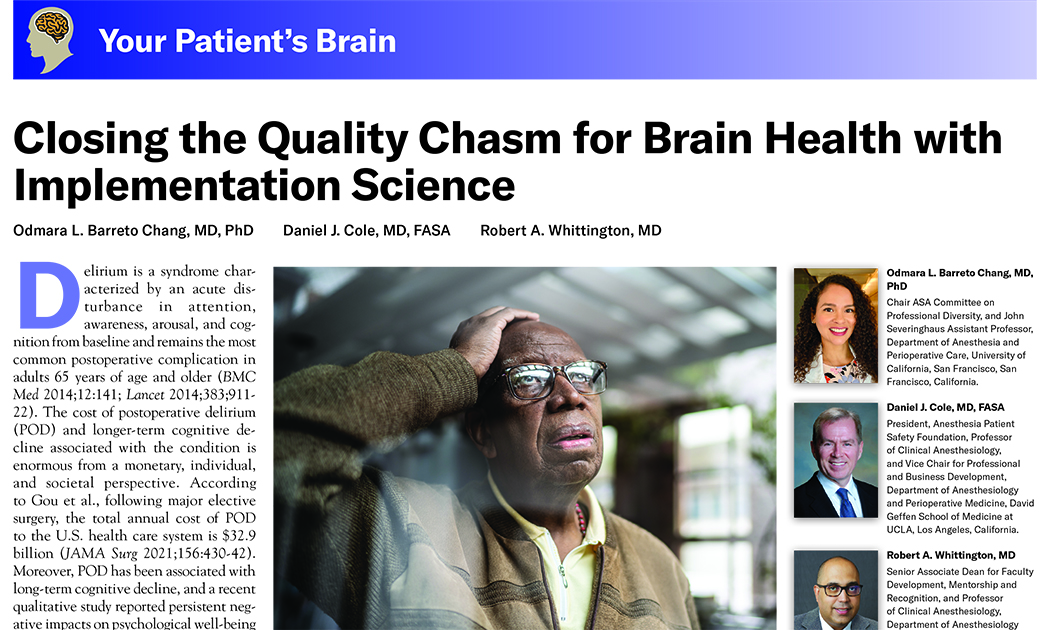 “There is an urgent need for more implementation science methodologies, especially during the design phase of clinical trials; otherwise, much research time, money, and effort will be wasted,” write Dr. Odmara Barreto Chang and colleagues. journals.lww.com/monitor/fullte…

#BrainHealth