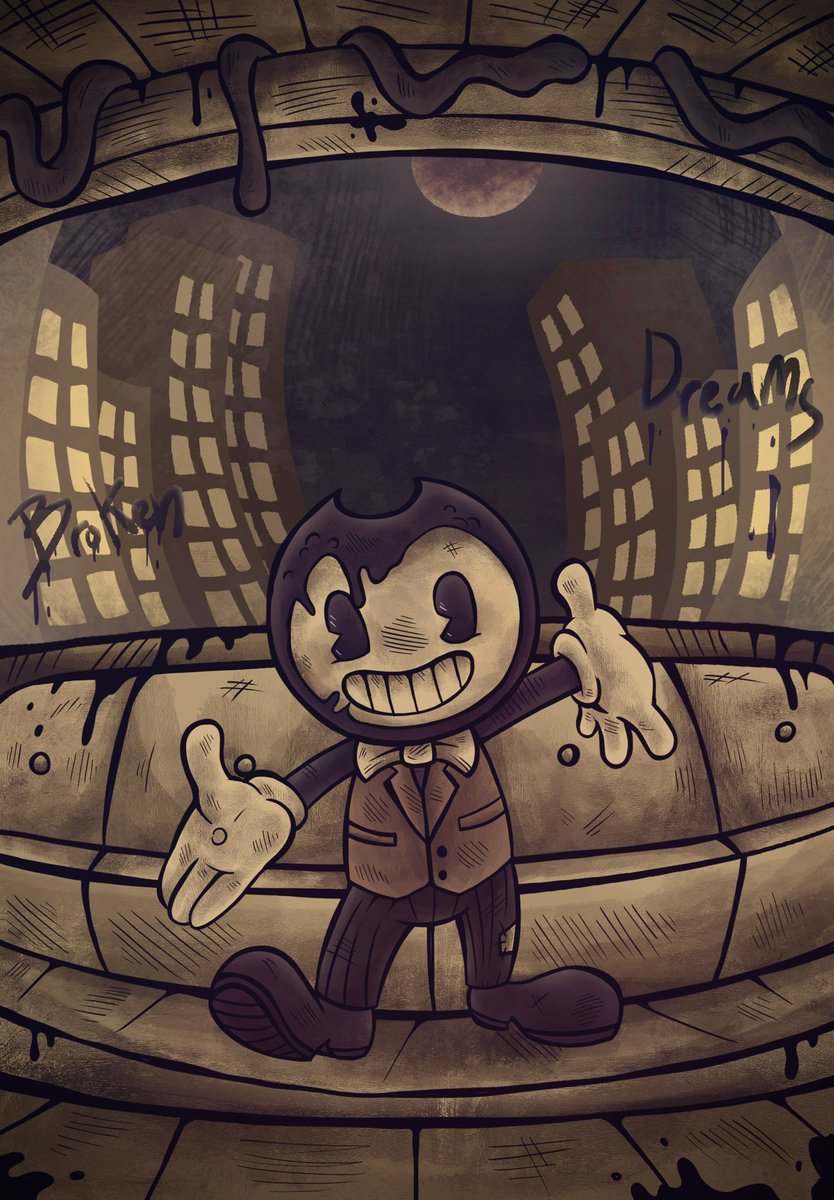 NumsterProduct's tweet image. “Presenting the silent city of broken dreams!”
#BENDY #Bendyfanart #BATDR #BATIM
#Procreate