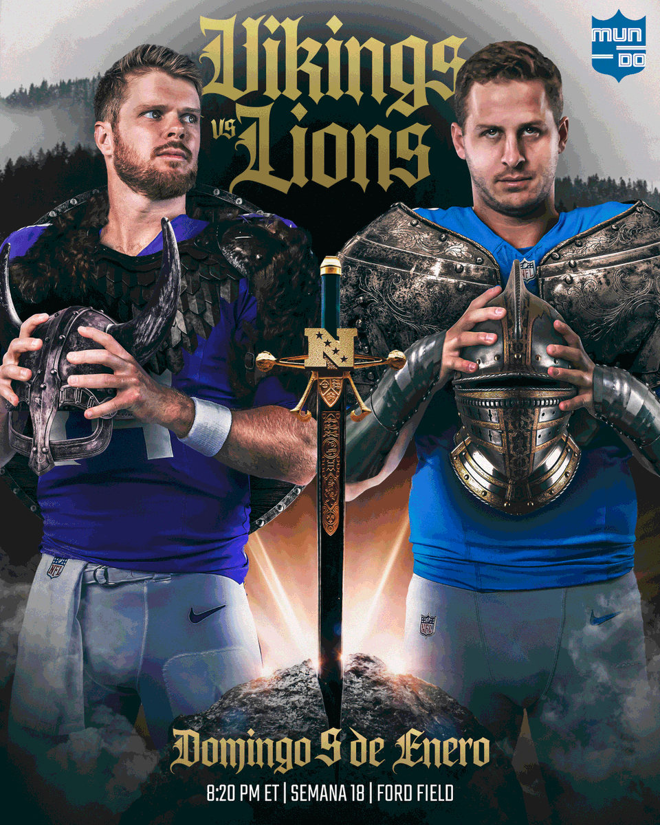 Ricardo Celis (@celisdeportes) on Twitter photo <a href="/Vikings/">Minnesota Vikings</a> - <a href="/Lions/">Detroit Lions</a>
El partido MÁS importante de TODA
la temporada regular en la #NFL
lo tenemos este Domingo 5 de Enero
📻 <a href="/EVCMedia/">Entravision</a> - <a href="/TudnRadio/">TUDNRadio</a> - <a href="/ElBotonRadio/">El Botón</a>
🎙️ <a href="/CelisDeportes/">Ricardo Celis</a>
🎙️ <a href="/TonyBalon1/">Tony Nuñez</a>
El ganador se corona en la NFC 👑🏈 <a href="/Vikings/">Minnesota Vikings</a> - <a href="/Lions/">Detroit Lions</a>
El partido MÁS importante de TODA
la temporada regular en la #NFL
lo tenemos este Domingo 5 de Enero
📻 <a href="/EVCMedia/">Entravision</a> - <a href="/TudnRadio/">TUDNRadio</a> - <a href="/ElBotonRadio/">El Botón</a>
🎙️ <a href="/CelisDeportes/">Ricardo Celis</a>
🎙️ <a href="/TonyBalon1/">Tony Nuñez</a>
El ganador se corona en la NFC 👑🏈