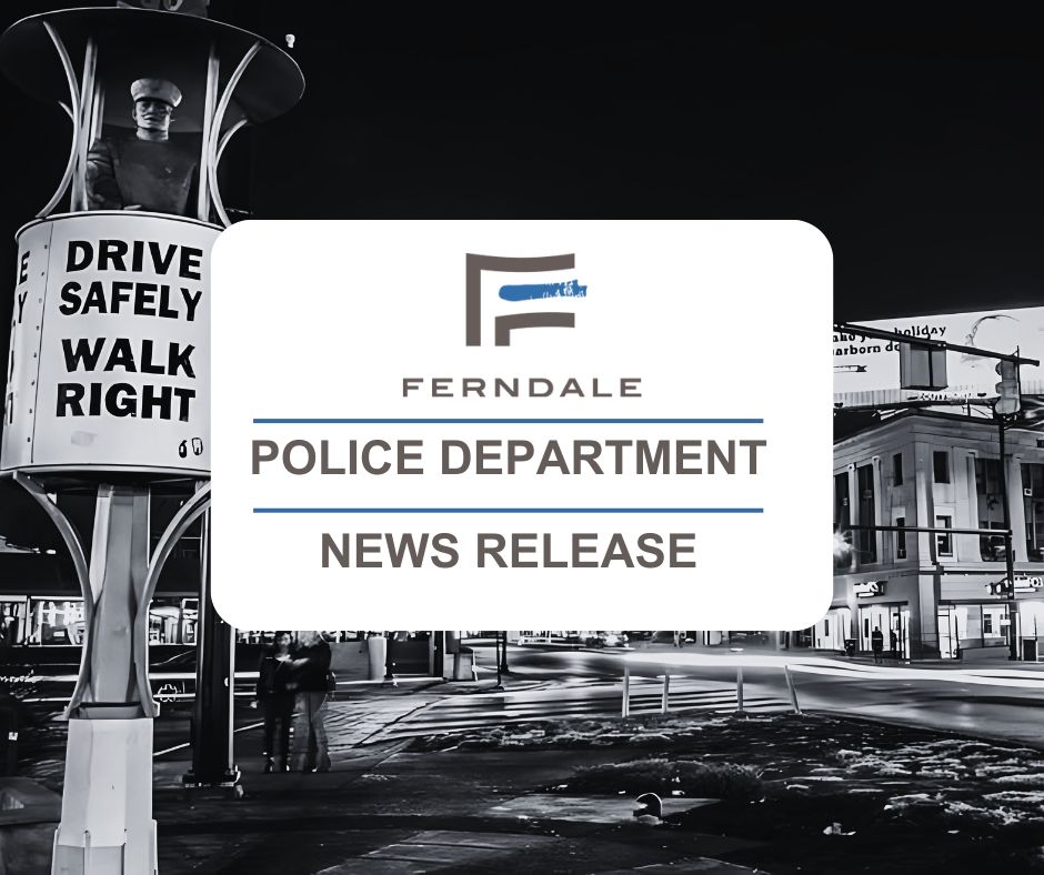 🚨 Ferndale PD Resolves Downtown Vandalism Cases 🚨

Quick action by our team led to the arrest of a suspect responsible for vandalizing multiple businesses during the holiday season.
Click here for more details: facebook.com/share/p/UZS8YY…