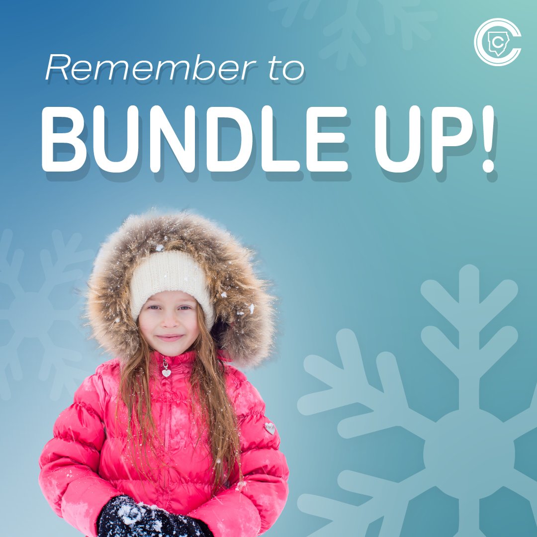Prepare for the Cold - Hats, scarves, and coats are a must for the first week back.