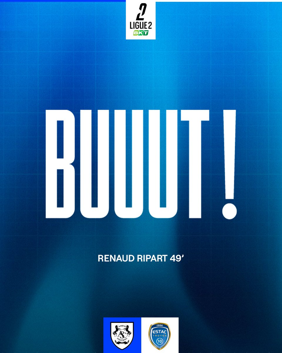 ⌚️49': 𝐂̧𝐚 𝐫𝐞𝐩𝐚𝐫𝐭 𝐭𝐫𝐨𝐩 𝐟𝐨𝐫𝐭 !!! ⚽️⚽️⚽️

Renaud Ripart vient inscrire le troisième but de l'ESTAC à la conclusion d'une superbe action collective. Les trois attaquants Bleu et Blanc ont marqué ce soir ! 😍

𝐏𝐥𝐚𝐢𝐬𝐢𝐫 𝐩𝐚𝐫𝐭𝐚𝐠𝐞́ 🫶

#ASCESTAC 0️⃣-3️⃣