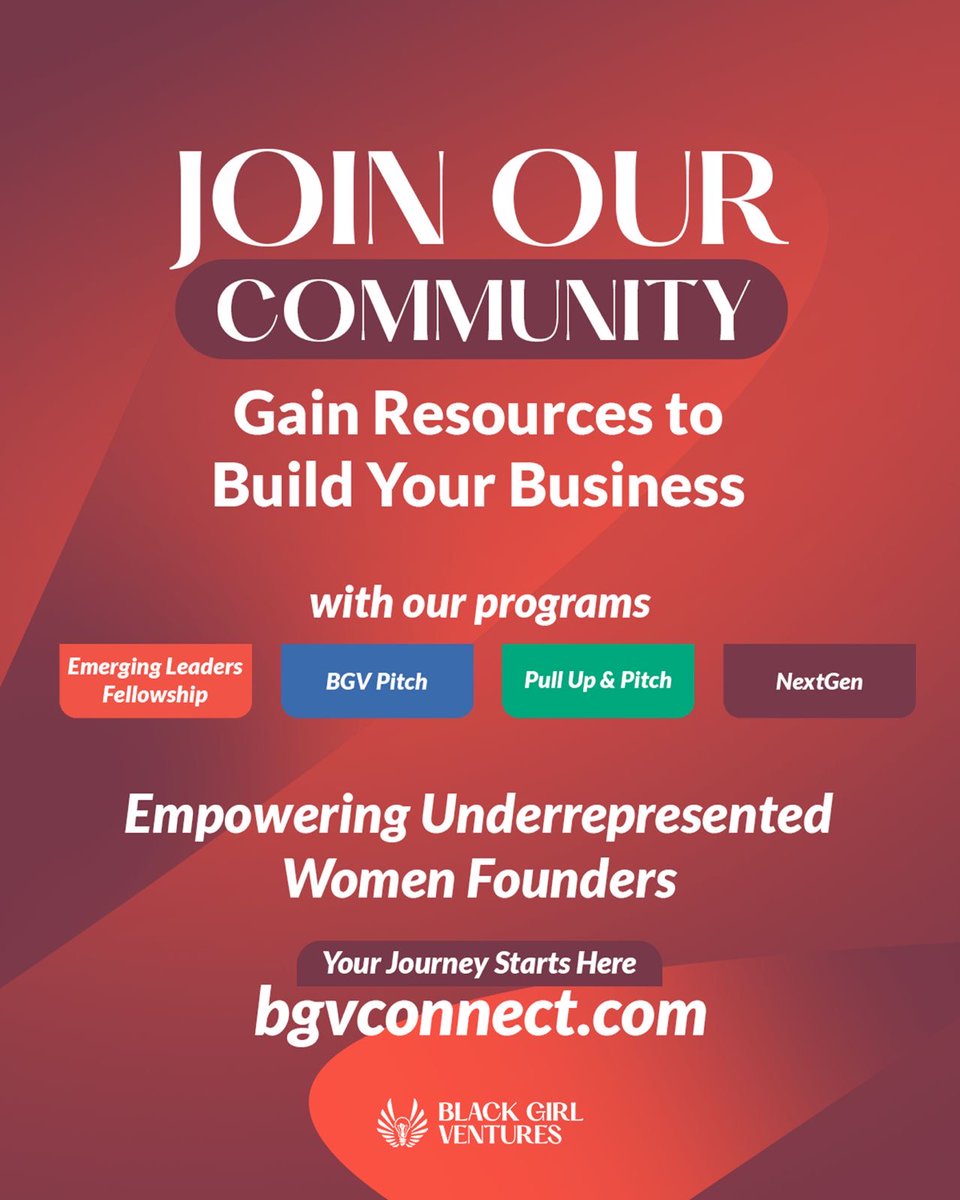 bgvfoundation's tweet photo. 💡 You don’t have to build alone. Entrepreneurship feels lighter when you’ve got the right people in your corner. 💜 📲 Request to join BGV Connect now—for FREE at https://t.co/gpG4PMm9qD!
#Entrepreneurship #CommunityOrNothing https://t.co/IANnzrnQLx