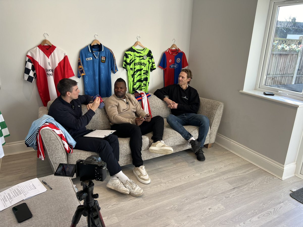 Joshua Hoare (@joshuahoare) on Twitter photo A brand new vodcast.
We speak to the biggest characters in the game. This week we brought back the Mac-Attack <a href="/theposh/">Peterborough United</a>
<a href="/CurlySoccerAM/">Curly Kirtland</a> and <a href="/A9Mac/">Aaron Mclean</a> bossing it with <a href="/12CMS12/">Craig Mackail-Smith</a>
Can’t wait to launch on <a href="/DAZN_Sport/">DAZN Sport</a> on Tuesday 7th January.
<a href="/dazngroup/">DAZN</a> A brand new vodcast.
We speak to the biggest characters in the game. This week we brought back the Mac-Attack <a href="/theposh/">Peterborough United</a>
<a href="/CurlySoccerAM/">Curly Kirtland</a> and <a href="/A9Mac/">Aaron Mclean</a> bossing it with <a href="/12CMS12/">Craig Mackail-Smith</a>
Can’t wait to launch on <a href="/DAZN_Sport/">DAZN Sport</a> on Tuesday 7th January.
<a href="/dazngroup/">DAZN</a>