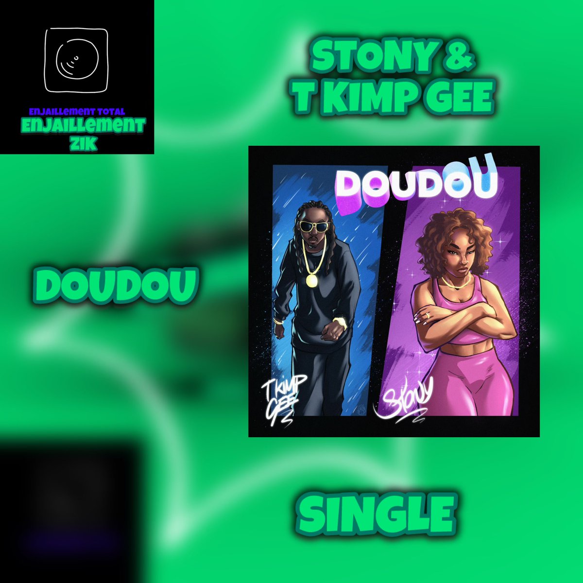 🟩 <a href="/Stony_Musik/">STONY Officiel</a> &amp; <a href="/KimpGee/">* T Kimp Gee *</a> - Doudou 

bfan.link/Stony-Ft-T-Kim…