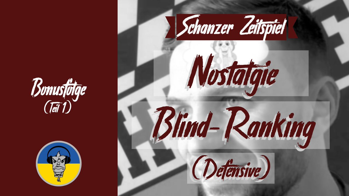 >>Bonusfolge<<
Die Winterpause ist lang und kalt. 🥶
Deswegen hat unser Gast Passi uns ein kleines Spiel mitgebracht:
Das #Schanzer Nostalgie Blind-Ranking 🎮
Teil I - Die Defensive
Viel Spaß beim anhören und mitranken. ✏️
schanzer-zeitspiel.podigee.io/b80-blindranki…