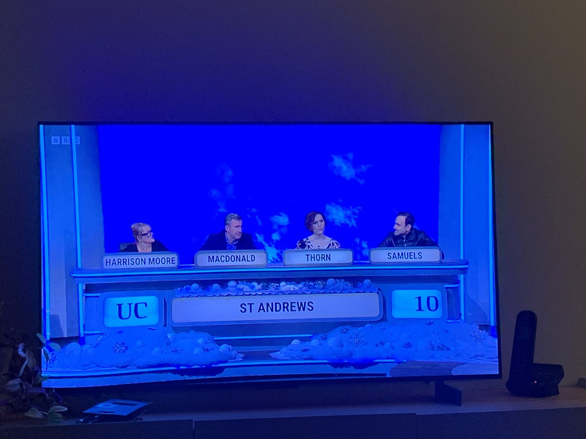 Barry Michael Doyle (@profbarrydoyle) on Twitter photo Catching up with Christmas #UniversityChallenge and the St Andrews team includes someone I taught!! ๐ฎ hi ๐ <a href="/TimSamuels/">Tim Samuels</a>! Catching up with Christmas #UniversityChallenge and the St Andrews team includes someone I taught!! ๐ฎ hi ๐ <a href="/TimSamuels/">Tim Samuels</a>!