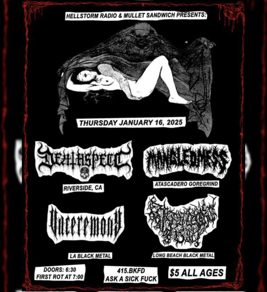 deathspell_666's tweet photo. January 16-18

Bakersfield
Atascadero
Sacramento https://t.co/29EQcdcTzc