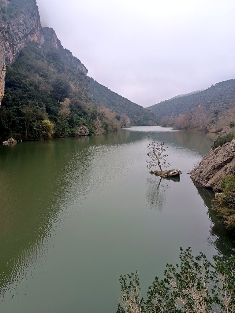 El Segre al seu pas pel Congost de Mu.